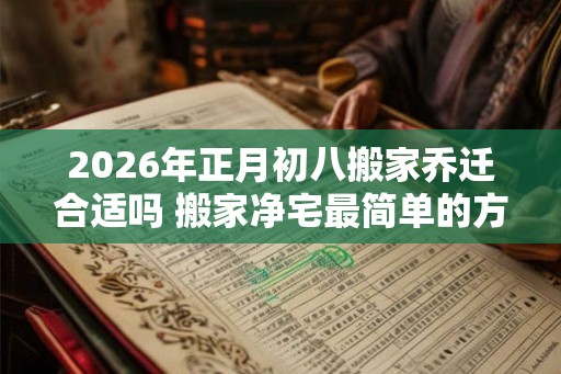 2026年正月初八搬家乔迁合适吗 搬家净宅最简单的方法