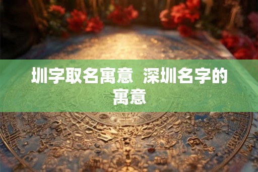 圳字取名寓意  深圳名字的寓意