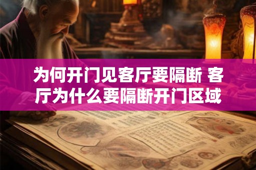 为何开门见客厅要隔断 客厅为什么要隔断开门区域