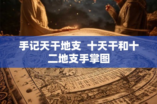 手记天干地支  十天干和十二地支手掌图