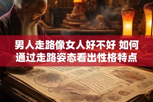 男人走路像女人好不好 如何通过走路姿态看出性格特点