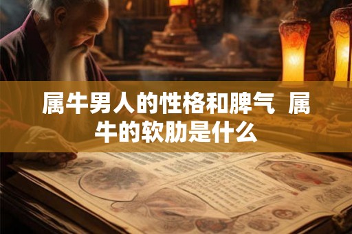 属牛男人的性格和脾气 属牛的软肋是什么 属牛男人的性格和脾气 属牛的软肋是什么