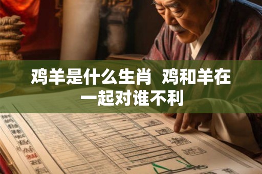 鸡羊是什么生肖 鸡和羊在一起对谁不利 鸡羊是什么生肖 鸡和羊在一起对谁不利