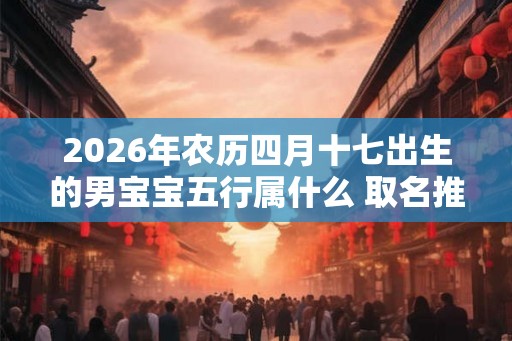 2026年农历四月十七出生的男宝宝五行属什么 取名推荐