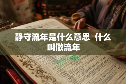 静守流年是什么意思  什么叫做流年