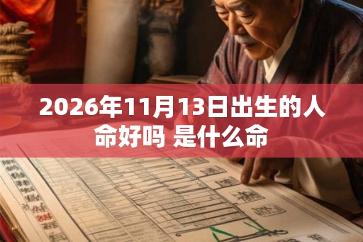 2026年11月13日出生的人命好吗 是什么命