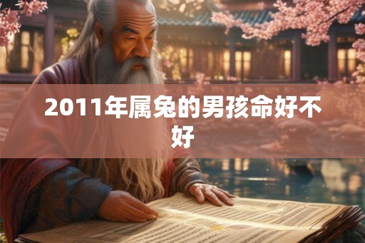 2011年属兔的男孩命好不好