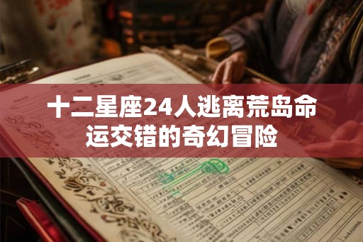 十二星座24人逃离荒岛命运交错的奇幻冒险