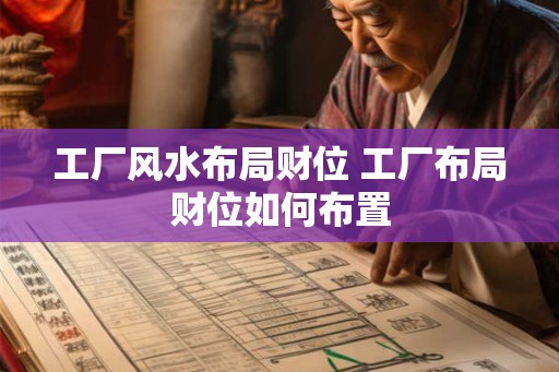 工厂风水布局财位 工厂布局财位如何布置