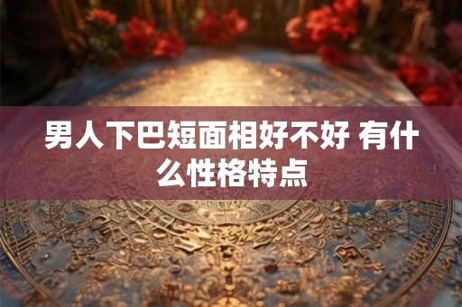 男人下巴短面相好不好 有什么性格特点