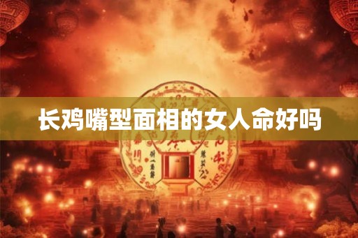 长鸡嘴型面相的女人命好吗 长鸡嘴型面相的女人命好吗