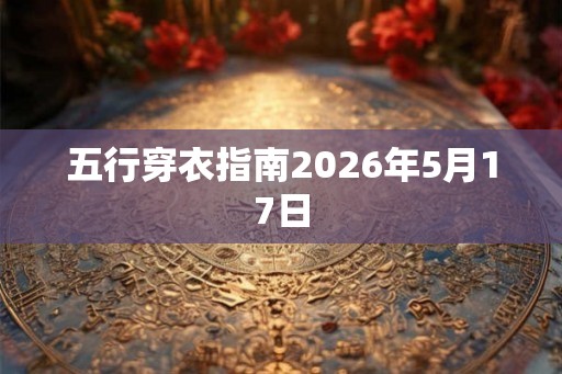 五行穿衣指南2026年5月17日