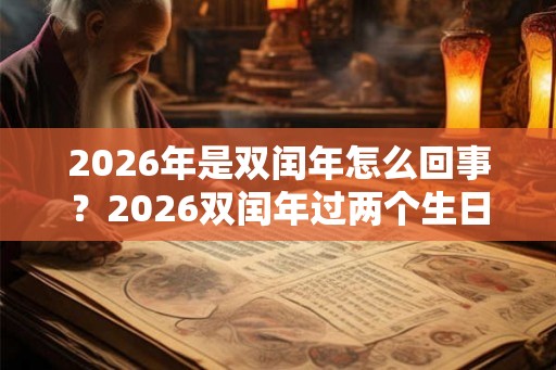 2026年是双闰年怎么回事？2026双闰年过两个生日吗？