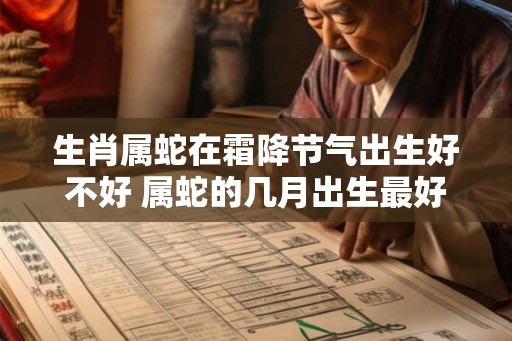 生肖属蛇在霜降节气出生好不好 属蛇的几月出生最好
