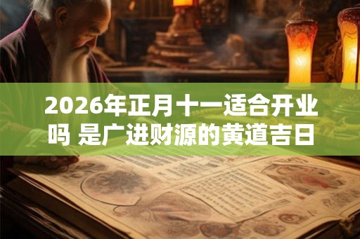 2026年正月十一适合开业吗 是广进财源的黄道吉日 2026年正月十一适合开业吗 是广进财源的黄道吉日
