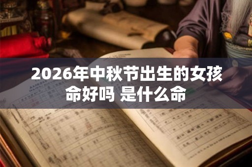 2026年中秋节出生的女孩命好吗 是什么命