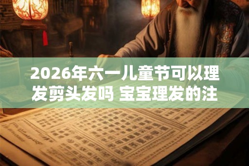 2026年六一儿童节可以理发剪头发吗 宝宝理发的注意事项