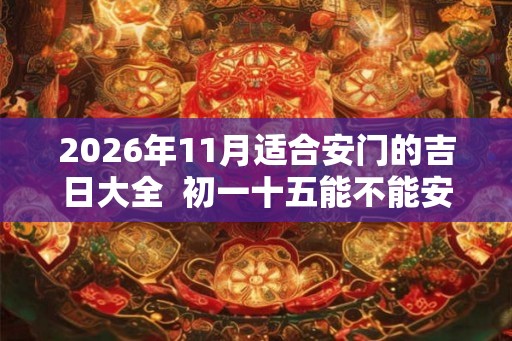 2026年11月适合安门的吉日大全 初一十五能不能安门 2026年11月适合安门的吉日大全 初一十五能不能安门