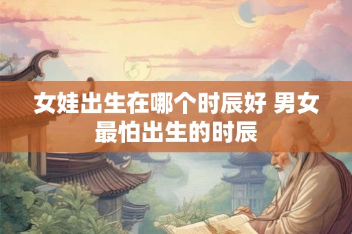 女娃出生在哪个时辰好 男女最怕出生的时辰