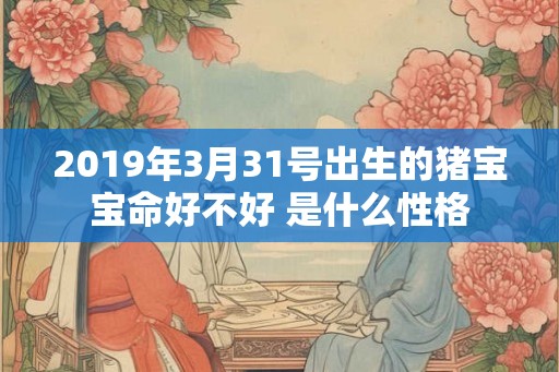2019年3月31号出生的猪宝宝命好不好 是什么性格