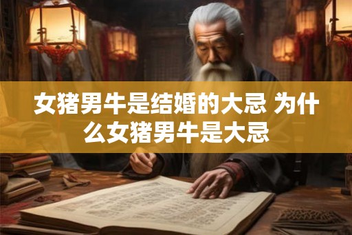 女猪男牛是结婚的大忌 为什么女猪男牛是大忌