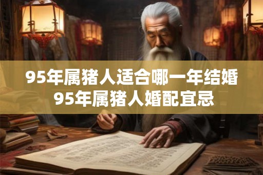 95年属猪人适合哪一年结婚 95年属猪人婚配宜忌