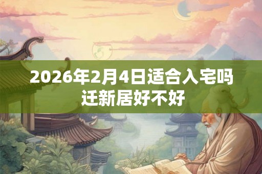 2026年2月4日适合入宅吗 迁新居好不好