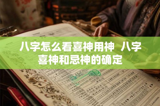 八字怎么看喜神用神  八字喜神和忌神的确定