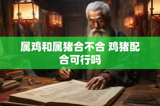 属鸡和属猪合不合 鸡猪配合可行吗