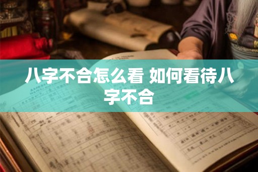 八字不合怎么看 如何看待八字不合