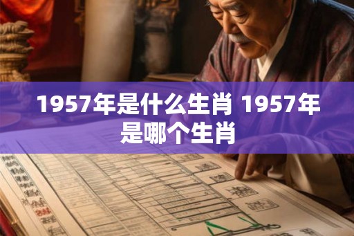 1957年是什么生肖 1957年是哪个生肖
