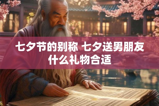 七夕节的别称 七夕送男朋友什么礼物合适