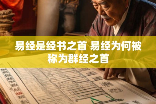 易经是经书之首 易经为何被称为群经之首