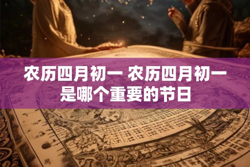 农历四月初一 农历四月初一是哪个重要的节日