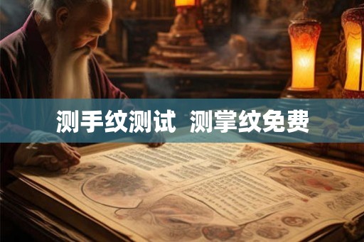 测手纹测试  测掌纹免费