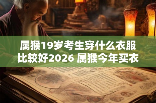 属猴19岁考生穿什么衣服比较好2026 属猴今年买衣服注意事项