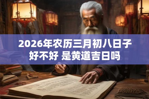 2026年农历三月初八日子好不好 是黄道吉日吗