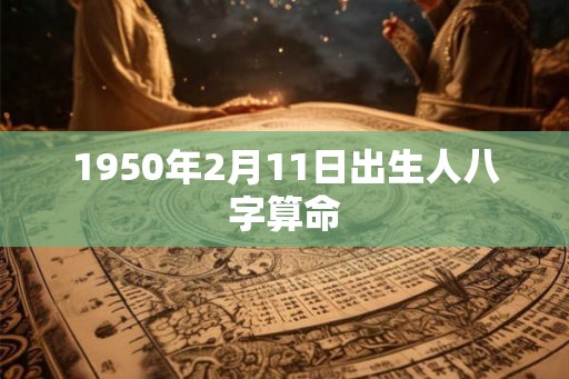1950年2月11日出生人八字算命