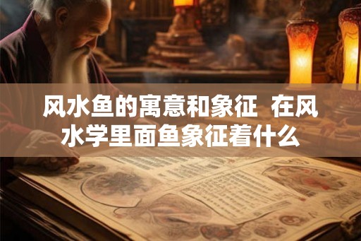 风水鱼的寓意和象征  在风水学里面鱼象征着什么