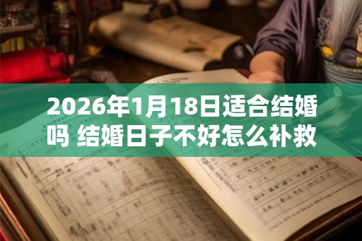 2026年1月18日适合结婚吗 结婚日子不好怎么补救 2026年1月18日适合结婚吗 结婚日子不好怎么补救