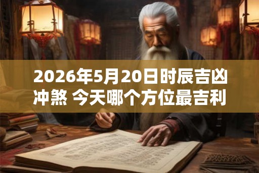 2026年5月20日时辰吉凶冲煞 今天哪个方位最吉利 2026年5月20日时辰吉凶冲煞 今天哪个方位最吉利