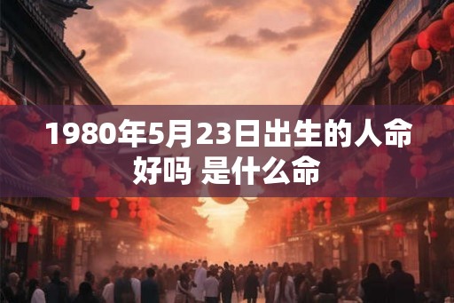 1980年5月23日出生的人命好吗 是什么命 1980年5月23日出生的人命好吗 是什么命