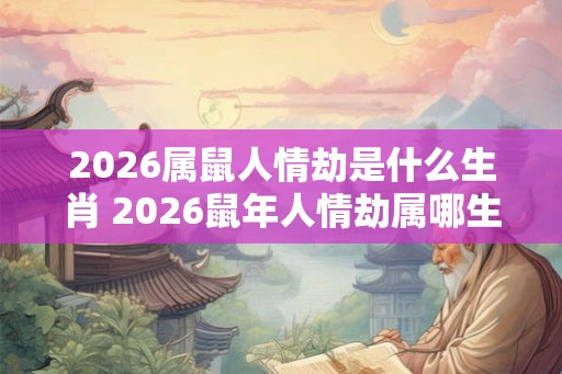 2026属鼠人情劫是什么生肖 2026鼠年人情劫属哪生肖