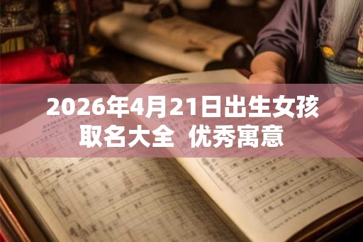 2026年4月21日出生女孩取名大全  优秀寓意