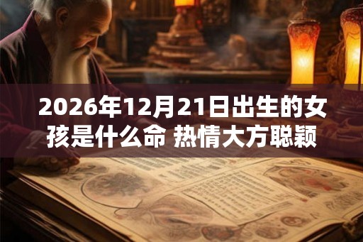 2026年12月21日出生的女孩是什么命 热情大方聪颖机灵