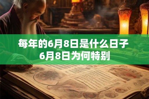 每年的6月8日是什么日子 6月8日为何特别
