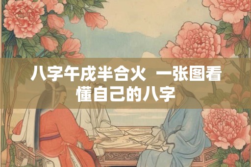 八字午戌半合火  一张图看懂自己的八字