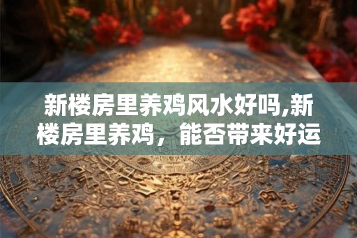 新楼房里养鸡风水好吗,新楼房里养鸡，能否带来好运？