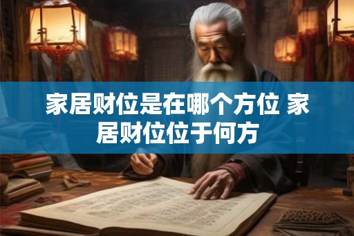 家居财位是在哪个方位 家居财位位于何方