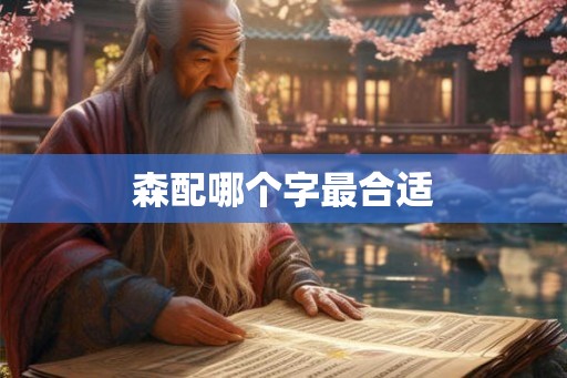 森配哪个字最合适